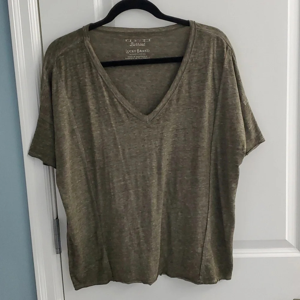Lucky Brand Burnout top